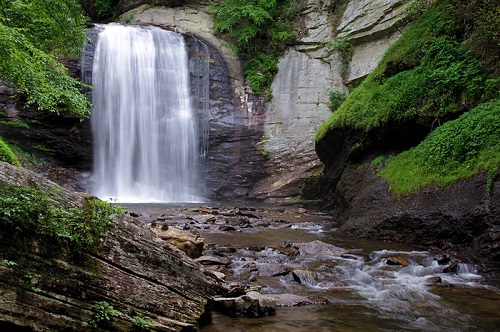 Looking Glass Falls of Pisgah National Forest